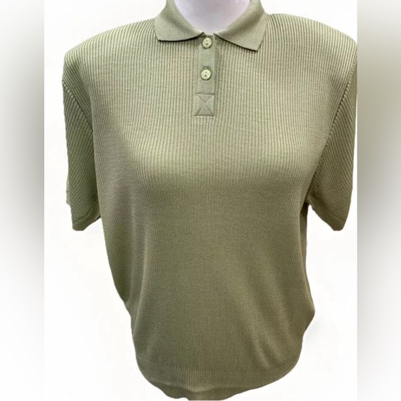 Vintage Rochelle California Knit Acrylic Blouse top size Medium - Picture 1 of 7